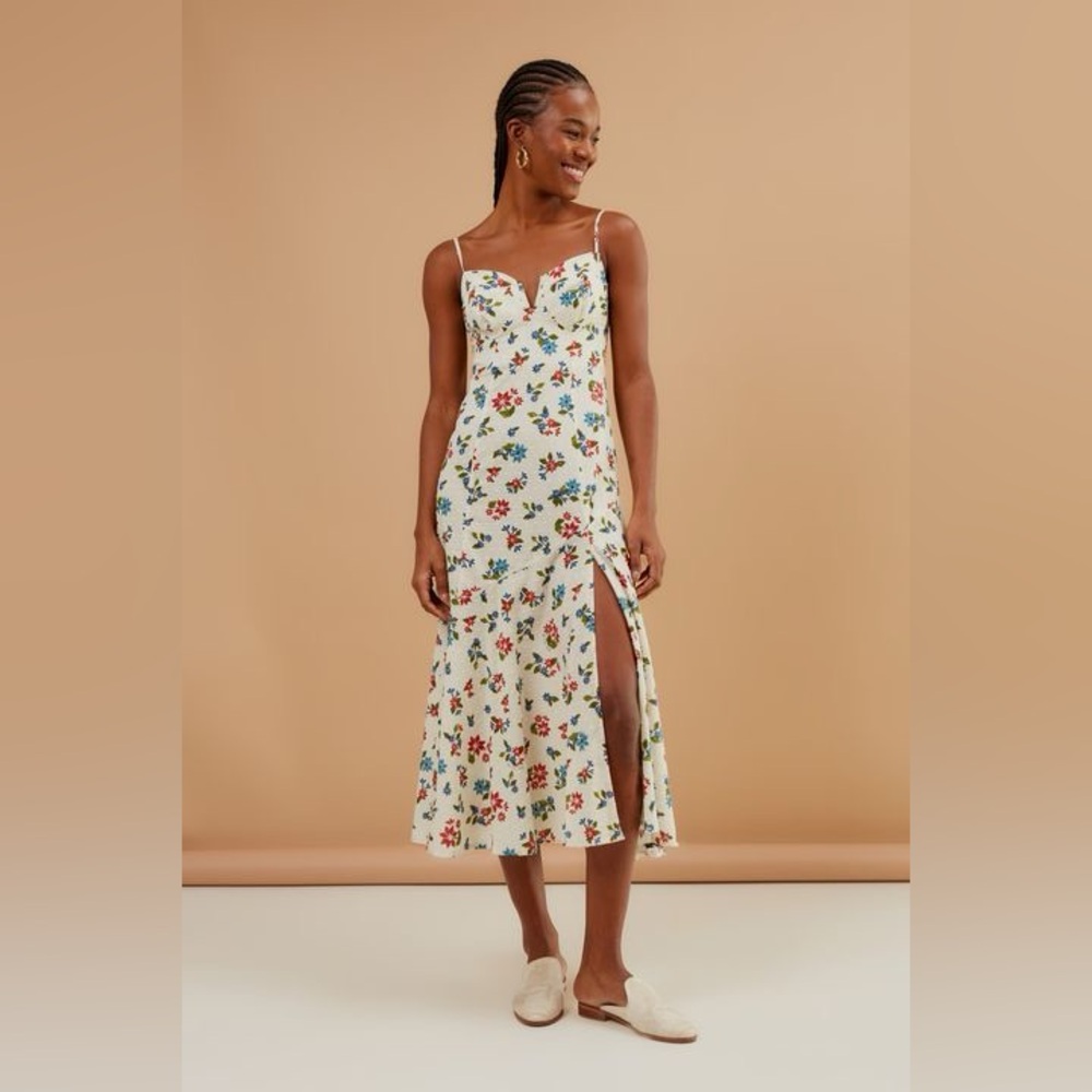 Farm Rio Floral Midi Dress